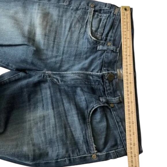 Citizens of Humanity Mens Jeans Size 32 Blue Sid Straight Leg Stretch Denim Jean - Picture 13 of 15